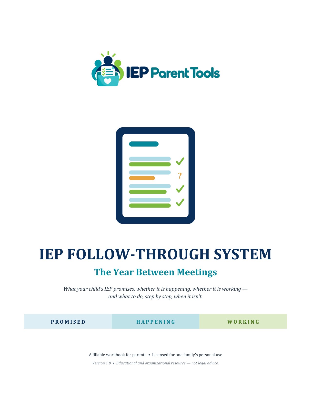 IEP Follow-Through System
